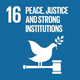 16 Peace, justice & strong institutions